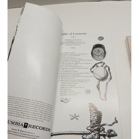 The Union 1861 - 1865 Columbia Records Legacy Series Cassette Booklet - Picture 6 of 12